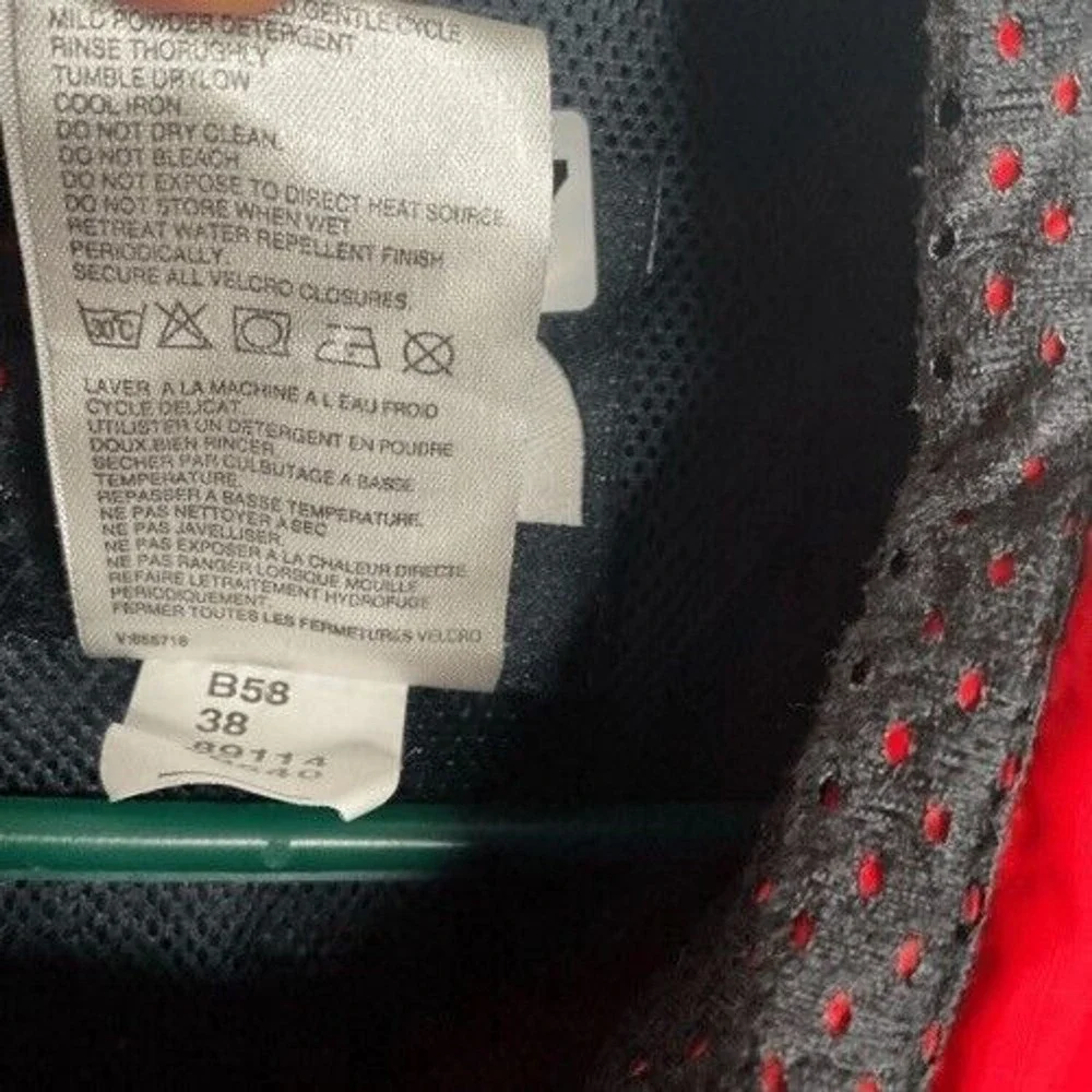 VTG‎ The North Face Hydrenaline Hooded Full Zip Wind/Rain Jacket Men L Hong Kong